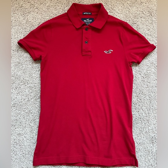 Hollister Other - HOLLISTER red polo